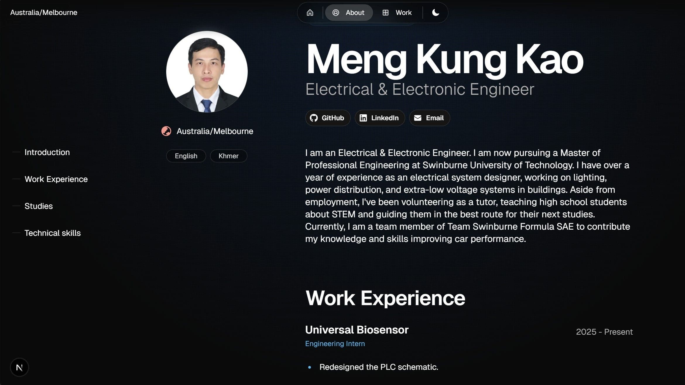 Thumbnail of My Portfolio: My Story