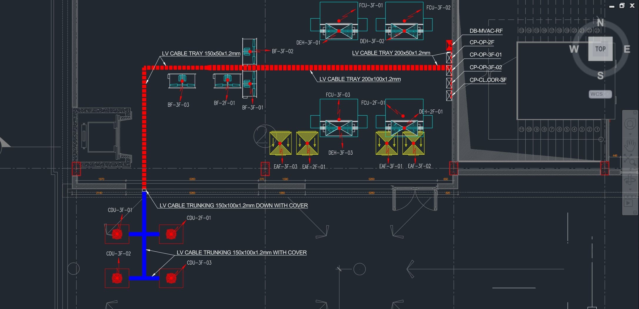 AutoCAD Electrical System in a Building Design