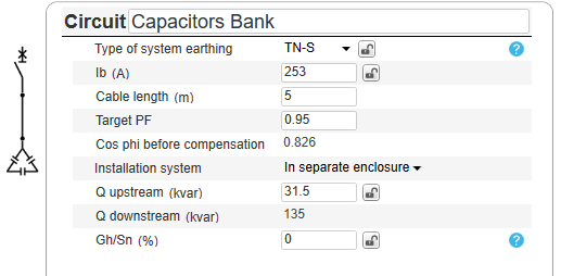 Ecodial Capacitor Bank Input